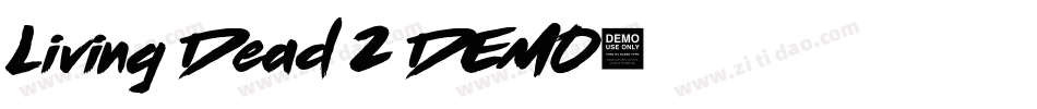 Living Dead 2 DEMO字体转换